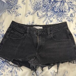 Garage denim low rise shorts